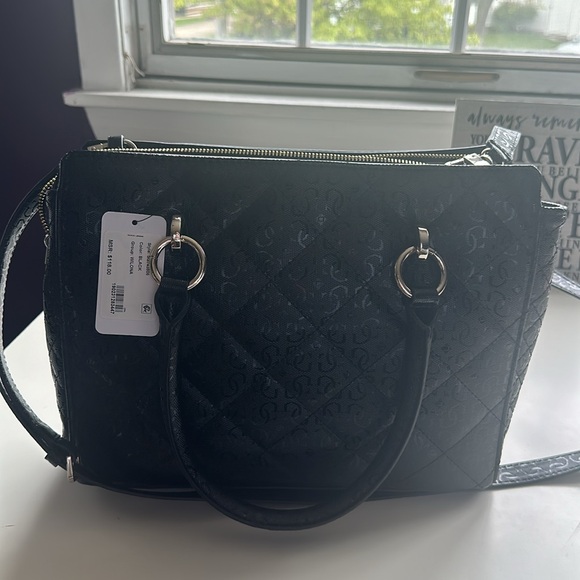 Guess Satchel/Crossbody Black Bag - Picture 5 of 9
